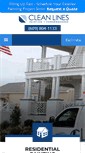 Mobile Screenshot of cleanlinespaint.com